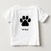未来のPooper Scooper ベビーTシャツ (裏面)