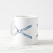 未来のSaltire コーヒーマグカップ (正面左)