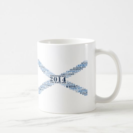 未来のSaltire コーヒーマグカップ (右)