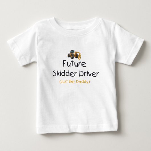 未来のSkidderの運転者 ベビーTシャツ (正面)
