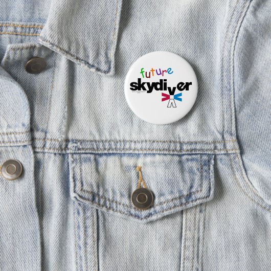 未来のSkydiver 缶バッジ (インサイチュ)