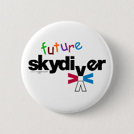未来のSkydiver 缶バッジ