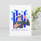 未来はここにあるVRゲーマーゲーム仮想現実 招待状 (スタンド正面)