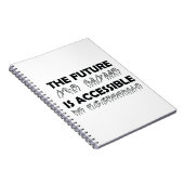 未来はアクセス可能なASLの手話 ノートブック (右側)