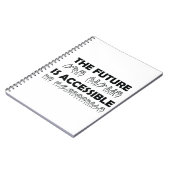 未来はアクセス可能なASLの手話 ノートブック (左側)