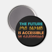 未来はアクセス可能なASLの手話 マグネット (正面/裏面)