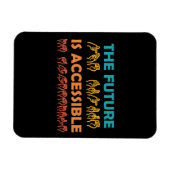 未来はアクセス可能なASLの手話 マグネット (横)