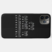 未来はアクセス可能なASLの手話 Case-Mate iPhoneケース (裏面(横))