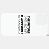 未来はアクセス可能なASLの手話 Case-Mate iPhoneケース (裏面 (横))