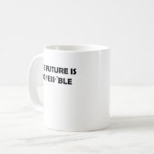 未来はアクセス可能なASL手話点字 コーヒーマグカップ (正面左)