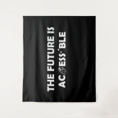 未来はアクセス可能なASL手話点字 タペストリー (正面)