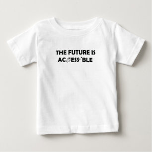 未来はアクセス可能なASL手話点字 ベビーTシャツ