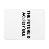 未来はアクセス可能なASL手話点字 マグネット (横)