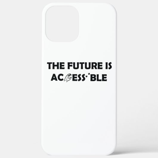 未来はアクセス可能なASL手話点字 Case-Mate iPhoneケース (裏面)