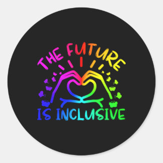 未来はインクルーシブ虹He蝶Lgb ラウンドシール