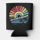 未来はインクルーシブLGBTゲイ権利プライド 缶クーラー (正面)