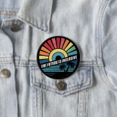 未来はインクルーシブLGBTゲイ権利プライド 缶バッジ (インサイチュ)