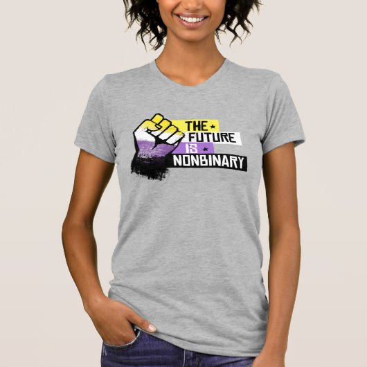 未来はノンバイナリー Tシャツ (正面)