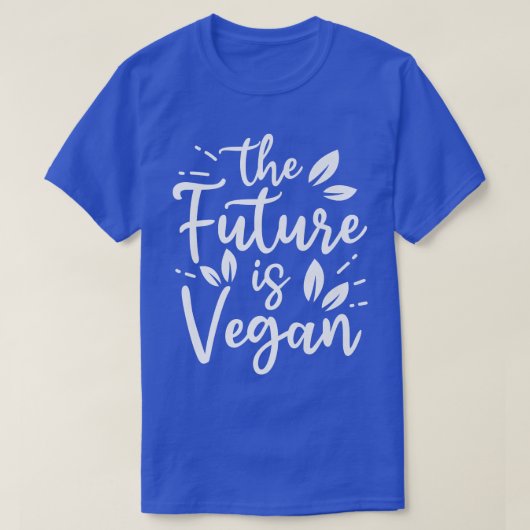 未来はビーガンのベジェおもしろいー Tシャツ (デザイン正面)