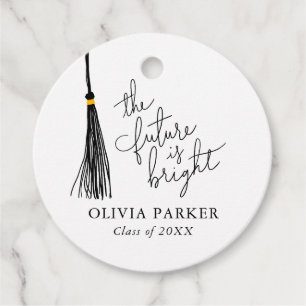 未来はブライトブラックタッセルグラードパーティー フェイバータグ