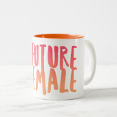 未来はメス11ozツートーンマグカップ ツートーンマグカップ (正面右)