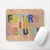 未来は世俗的だ マウスパッド (マウス)