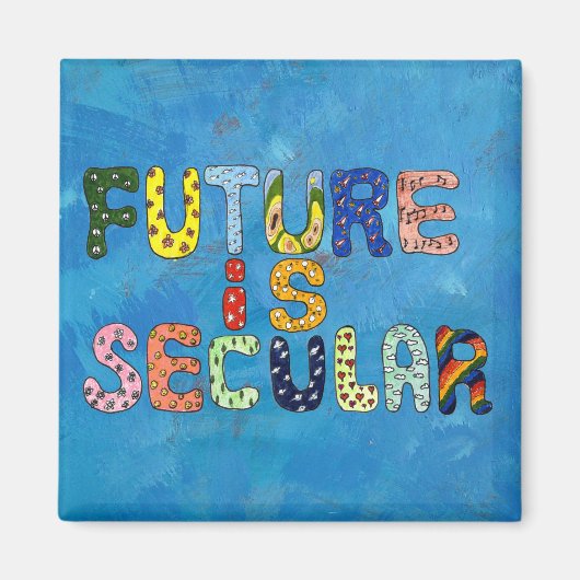 未来は世俗的だ マグネット (正面)
