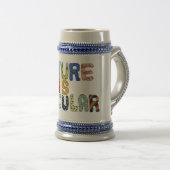 未来は世俗的な漫画の文字である ビールジョッキ (正面右)