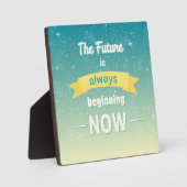 未来は今も始まっている フォトプラーク (正面)