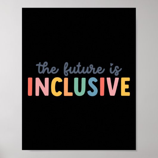 未来は包括的な自閉症の意識とティーである ポスター (正面)