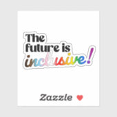 未来は包摂的だ シール (シート)