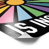 未来は包摂的な虹色のプライド トランスジェンダーの権利 フォトプリント            (角)