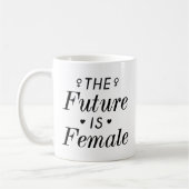 未来は女だ コーヒーマグカップ (左)