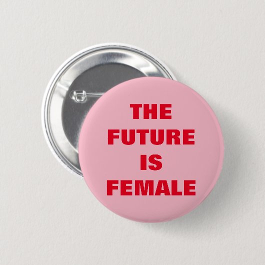 未来は女性だ 缶バッジ (正面&裏面)