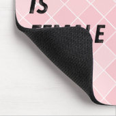 未来は女性のマウスパッドです マウスパッド (コーナー)