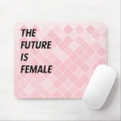 未来は女性のマウスパッドです マウスパッド (マウス)