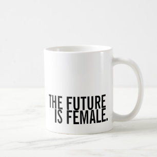 未来は女性のマグです コーヒーマグカップ