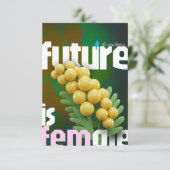 未来は女性グリーティングカード – Dark Edition サンキューカード (スタンド正面)