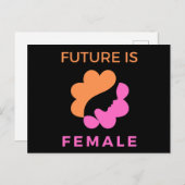未来は女性フェミニストだ ポストカード (正面/裏面)