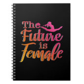 未来は女性引用文 – フェミニスト体操 ノートブック (正面)