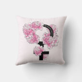 未来は女性 クッション (裏面)