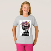 未来は女性 – ジュニアTシャツ Tシャツ (正面フル)