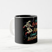 未来は女性 ツートーンマグカップ (正面左)