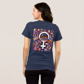 未来は女性 トライブレンドTシャツ (裏面全面)