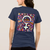 未来は女性 トライブレンドTシャツ (裏面)
