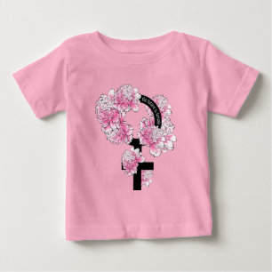 未来は女性 ベビーTシャツ