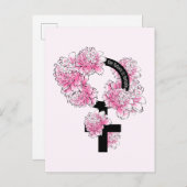 未来は女性 ポストカード (正面/裏面)