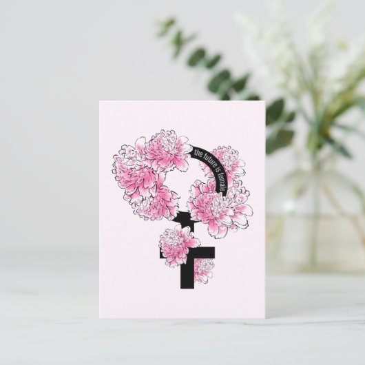 未来は女性 ポストカード (スタンド正面)