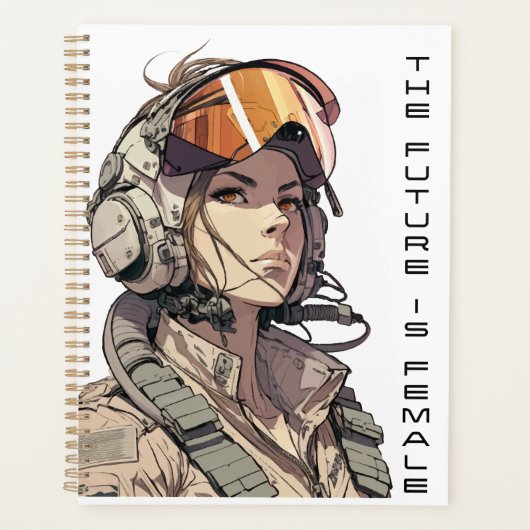 未来は女性、平等な権利、フェミニズム芸術 プランナー手帳 (正面)