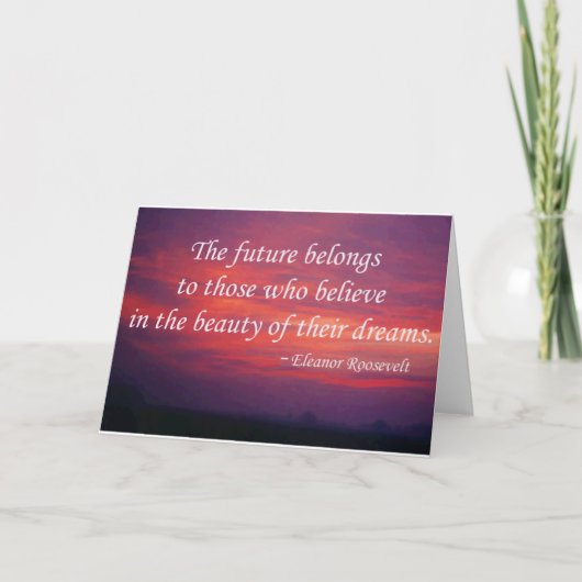 未来は属します カード (正面)